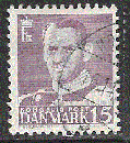miniature Danemark - YT  316  obl - Frédéric IX (1948)