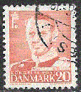 miniature Danemark - YT  317  obl - Frédéric IX (1948)
