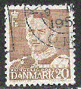 miniature Danemark - YT  318  obl - Frédéric IX (1948)