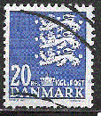 miniature Danemark - YT  857  obl  - Armoiries (1986)