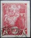 miniature RUSSIE N°414 non dentelé oblitéré cote 1000€