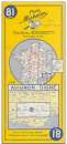 miniature Carte MICHELIN 1/200 000ème n°81 AVIGNON - DIGNE de 1961