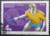 miniature RUSSIE N°3382 Tennis de table oblitéré