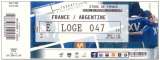miniature Billet match de rugby France Argentine - tournée d'automne - 22/11/2014