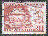 miniature Danemark - YT  596  obl  - Porcelaine danoise (1975)