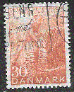 miniature Danemark - YT  377  obl  - Ecole vétérinaire (1958)