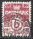 miniature Danemark - YT  254  obl  - (1938)