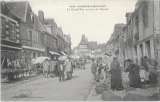 miniature GUEMENE sur SCORFF: la Grand'rue un jour de marché - 4920 Villard