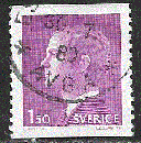 miniature Suède - YT  1095  obl  -  Charles XVI Gustave (1980)