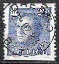 miniature Suède - YT  1351  obl   -  Charles XVI Gustave (1986)