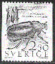 miniature Suède - YT  1408  obl   -  Scarabée (1987)
