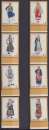 miniature Grèce 1972 Y&T 1073, 1074, 1075, 1076, 1077, 1078, 1079, 1080 neuf ** - Costumes 