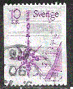miniature Suède - YT  1019  obl   - Flèche du Nord (1978)