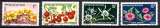 miniature TCHAD 1969 FLEURS ET FRUITS  DIVERS  OBLITERE
