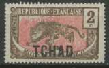 miniature TCHAD neuf * N° 2 trace de charnière