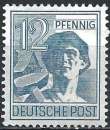 miniature Allemagne - Zones Occupation A.A.S. - 1947 - Y & T n° 36 - MNH