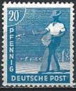 miniature Allemagne - Zones Occupation A.A.S. - 1947 - Y & T n° 39 - MNG