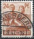 miniature Allemagne - Zones Occupation A.A.S. - 1947 - Y & T n° 40 - O. (3