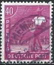 miniature Allemagne - Zones Occupation A.A.S. - 1947 - Y & T n° 43 - O. (2