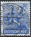 miniature Allemagne - Zones Occupation A.A.S. - 1947 - Y & T n° 44 - O. (2