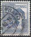miniature Allemagne - Zones Occupation A.A.S. - 1947 - Y & T n° 47 - O.