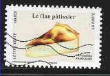 miniature 2024 FRANCE Adhésif 2489 oblitéré, pâtisseries, flan pâtissier