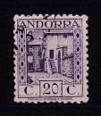 ANDORRE ESPAGNOL  Y/T   n° 19A    oblitéré    1929