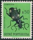 miniature Guinée Portugaise 1953 Coléoptère Anthia nimrod Y&T PT-GN 284 RP387