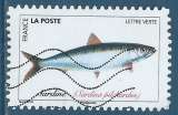 miniature N°1692 Sardine autoadhésif oblitéré