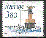 miniature Suède - YT  1510  obl  - Phare de Sydosbrotten (1989)