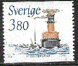 miniature Suède - YT  1510  obl  - Phare de Sydosbrotten (1989)