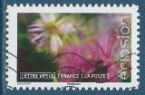 miniature N°1716 Fleur en éclosion autoadhésif oblitéré