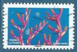N°1798 Animaux en papier - bois du renne autoadhésif oblitéré