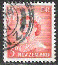 miniature Nouvelle-Zélande - YT  331  obl - Elizabeth II (1954)