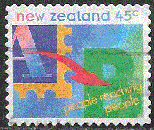miniature Nouvelle-Zélande - YT  1308  obl - Entraide (1994)