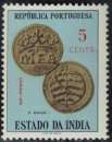 miniature Inde Portugaise 1959 Coin Monnaie de D. Manuel I 5 centavos Y&T PT-IN 534 RP396