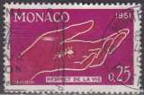 MONACO N° 554  de 1961 oblitéré 