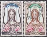 MONACO N° 618/9de 1963 oblitérés 
