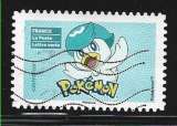 2024 FRANCE Adhésif 2439 oblitéré, pokémon, coiffeton