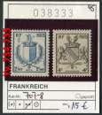 miniature France 1945 - Michel 707-708 -  Yvert 734-735 - ** mnh neuf - 