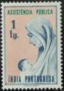 miniature Inde Portugaise 1958 Assistência Pública Assistance Publique 1 Tanga Y&T PT-IN 482 RP404