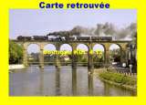 miniature AL 0258 - Train spécial, loco 040 DE 895 et 141 TD 740 sur le viaduc - LAVAL - Mayenne - SNCF