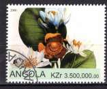 miniature ANGOLA 2000  LES FLEURS AQUATIQUES  OBLITERE