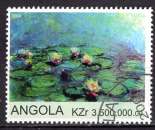 miniature ANGOLA 2000  LES FLEURS AQUATIQUES  OBLITERE