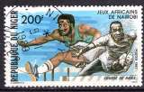 miniature NIGER 1987 JEUX AFRICAINS DE NAIROBI OBLITERE