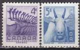 CANADA N° 287/8 de 1956 en série complète neuve** 
