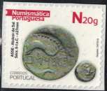 miniature Portugal 2020 Oblitéré Used Monnaie Romaine Asse As numismatique portugaise Y&T PT 4604 RP394 SU