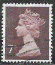 miniature Grande Bretagne  - YT  734  obl  - Type Machin, (1974)