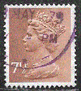 miniature Grande Bretagne  - YT  615 a  obl  - Type Machin (1970)