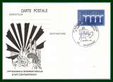 miniature Entier cp Repiqué Europa BT (83) BRIGNOLES 1985 1ére Biennale int. d'Art contemporain